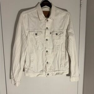 Levi's Men's Cream Denim Jacket